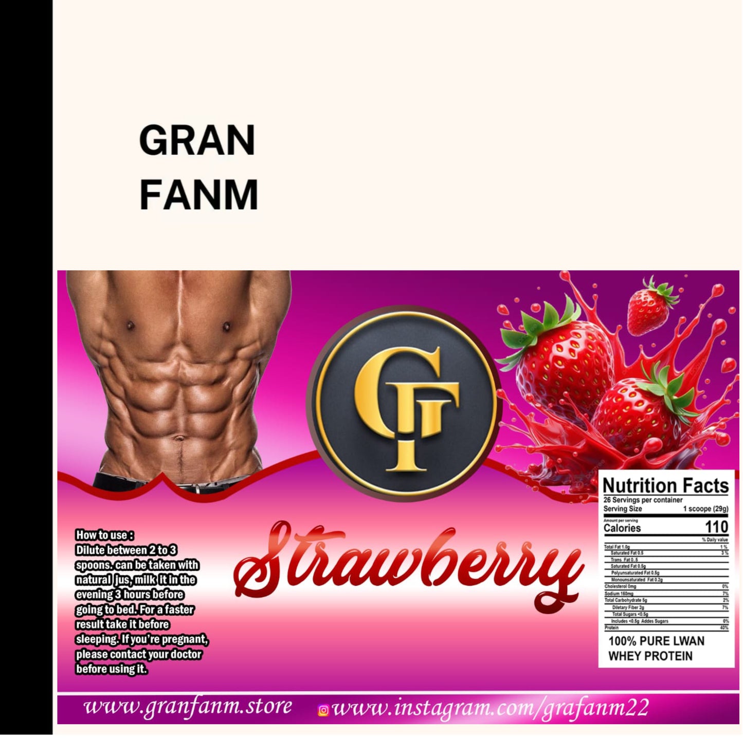 GRAN FANM STRABERRY FOR MAN